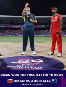 Australia Vs Oman T20 World Cup 2024