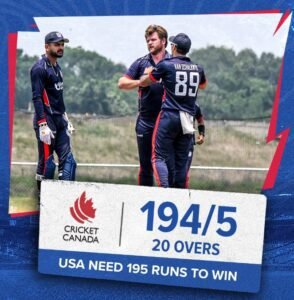 USA VS CANADA
 T 20 WORLD CUP 2024
 AARON JONES